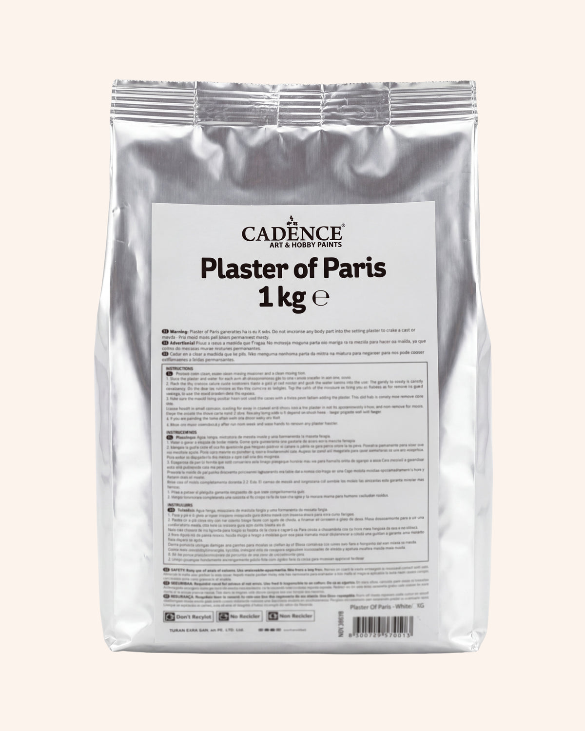 Gips paryski Cadence do odlewów biały - 1 kg