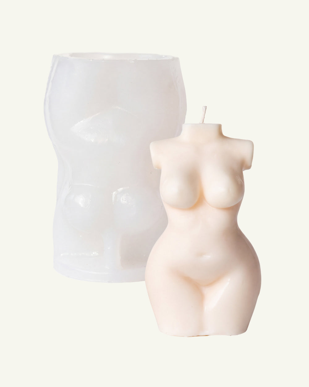 Forma silikonowa do świec - Body Plus Size