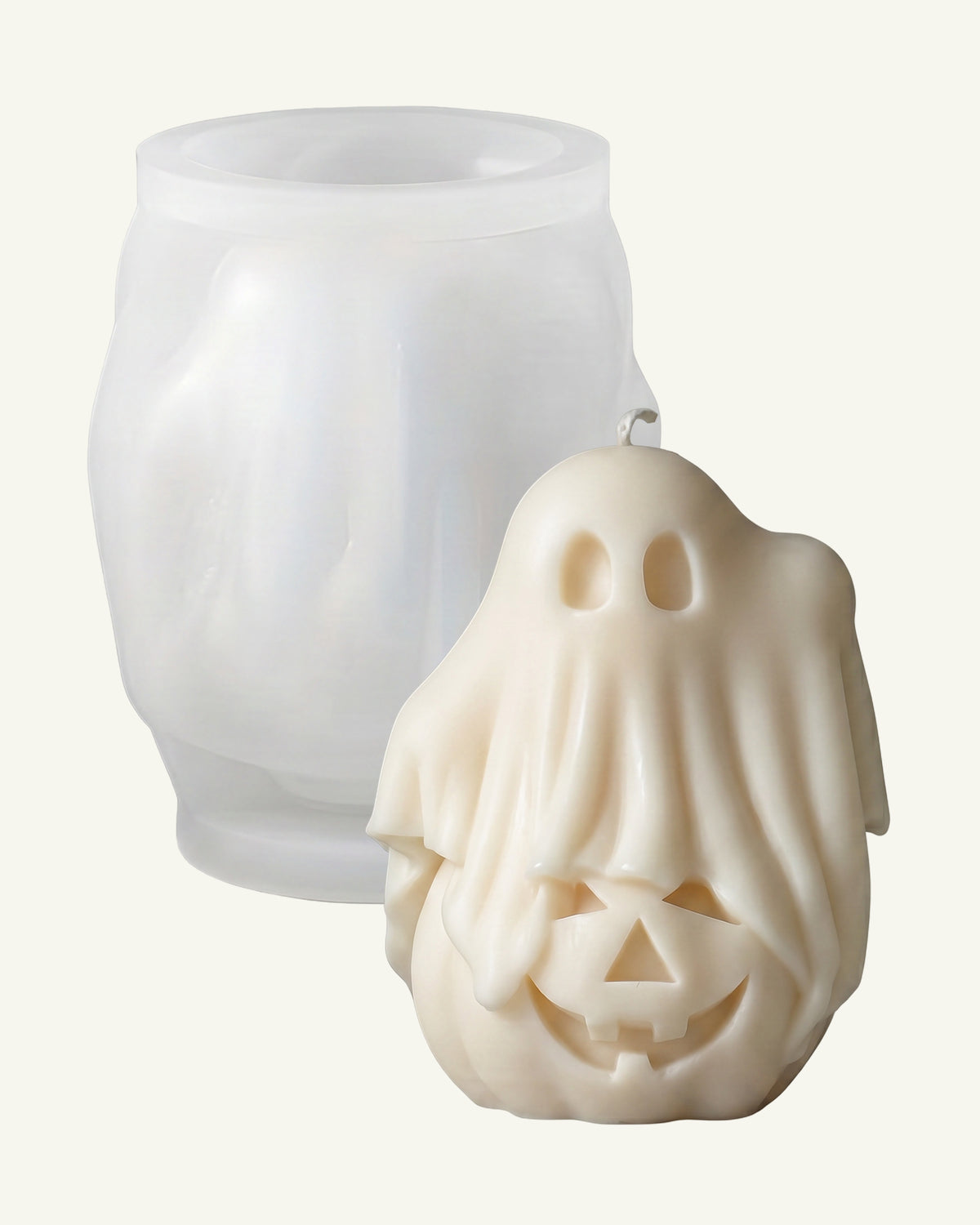 Forma silikonowa do świec - Pumpkin Ghost