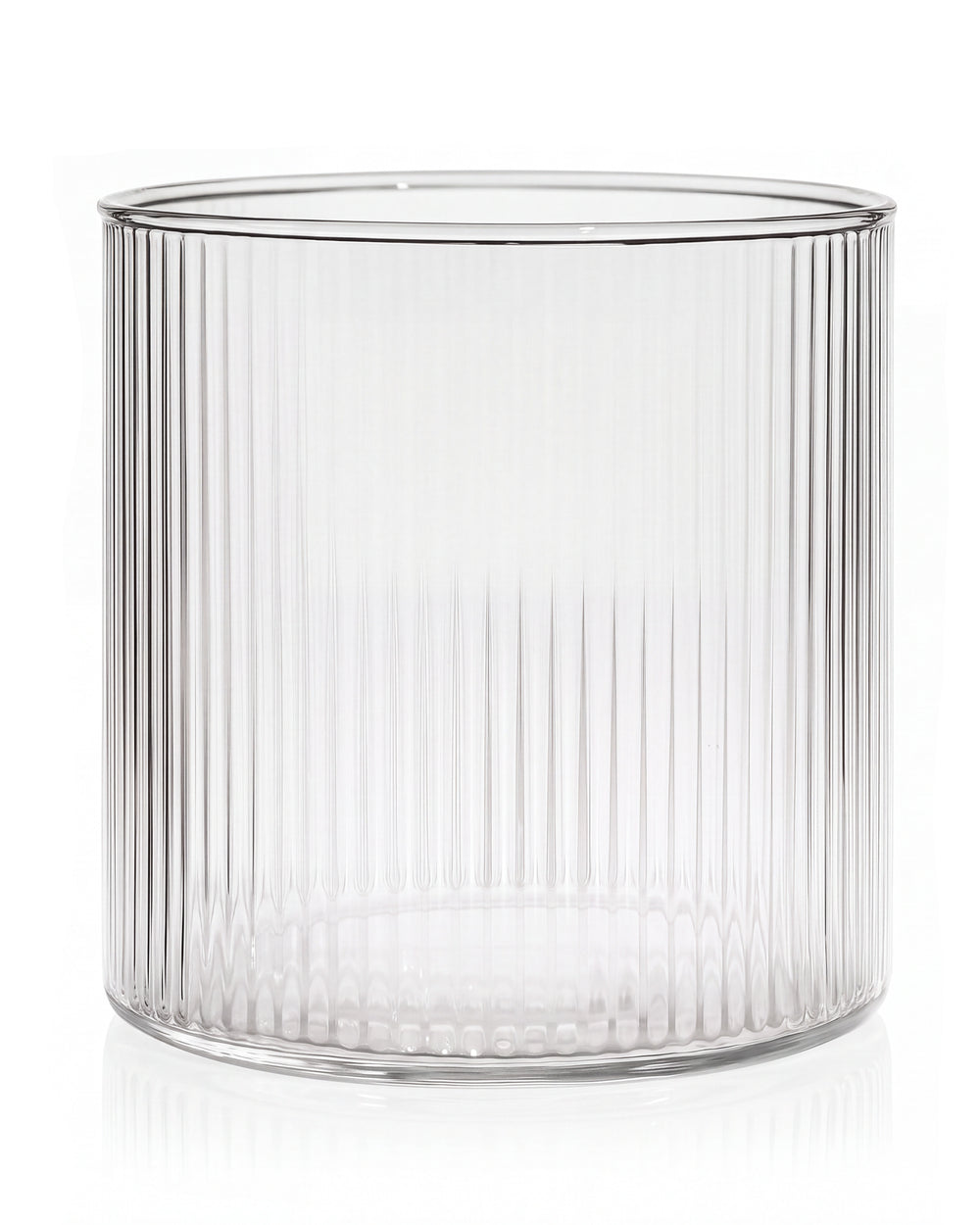 Pojemnik szklany ryflowany 10 cm 680 ml