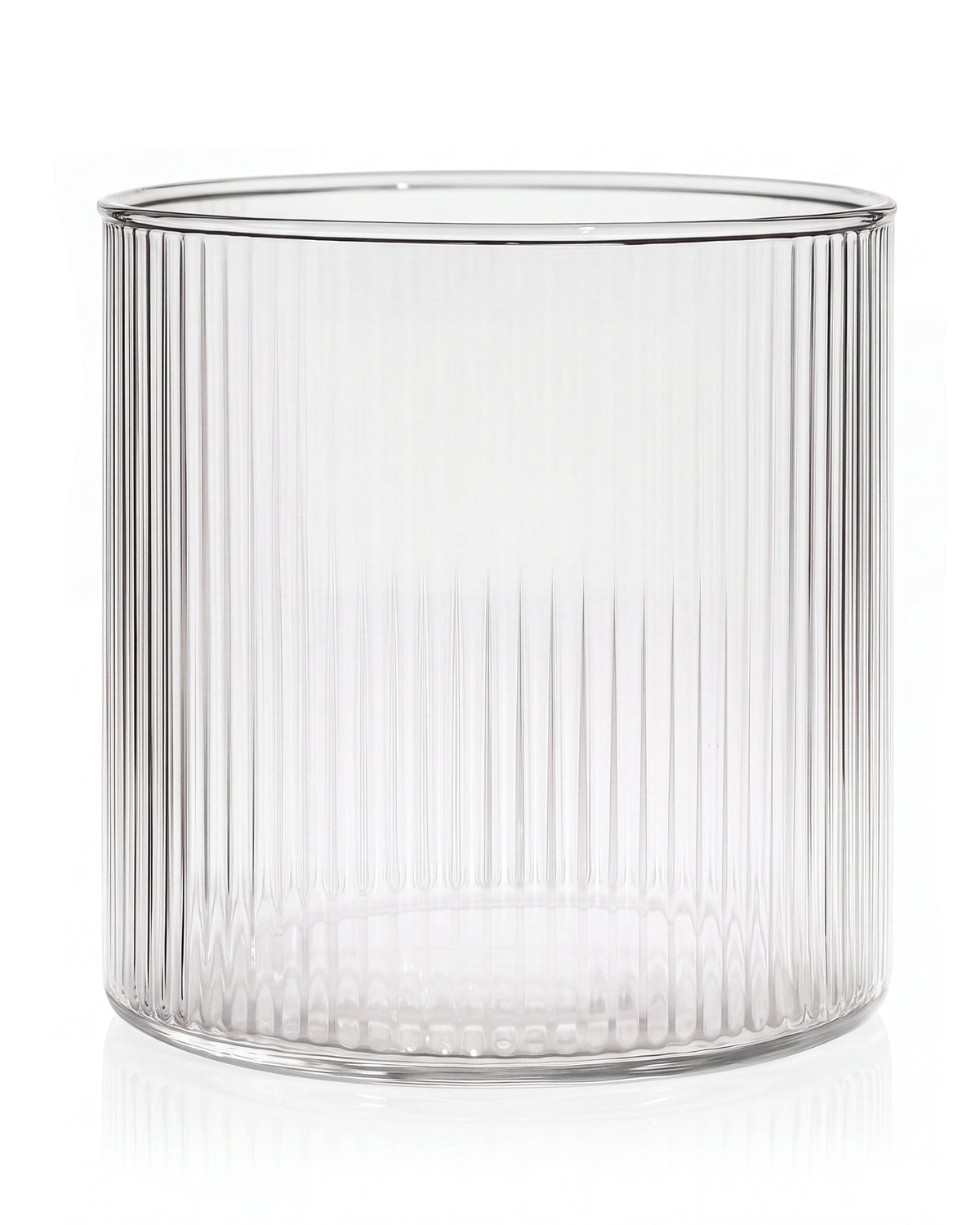 Pojemnik szklany ryflowany 10 cm 680 ml