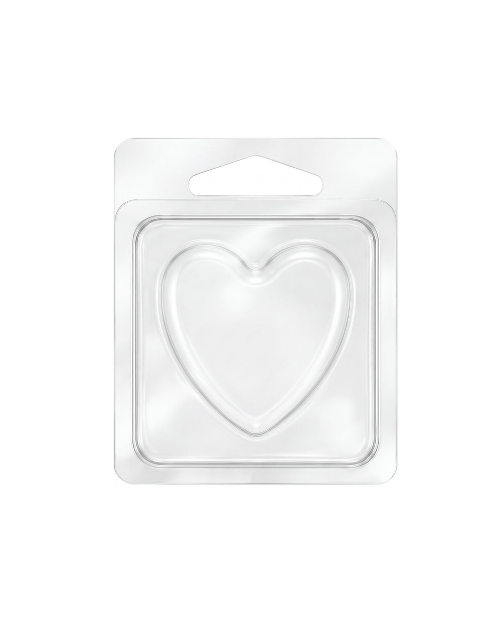 Clamshell 1 okienko do wosków zapachowych wax melts - serce