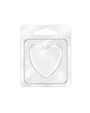 Clamshell 1 okienko do wosków zapachowych wax melts - serce