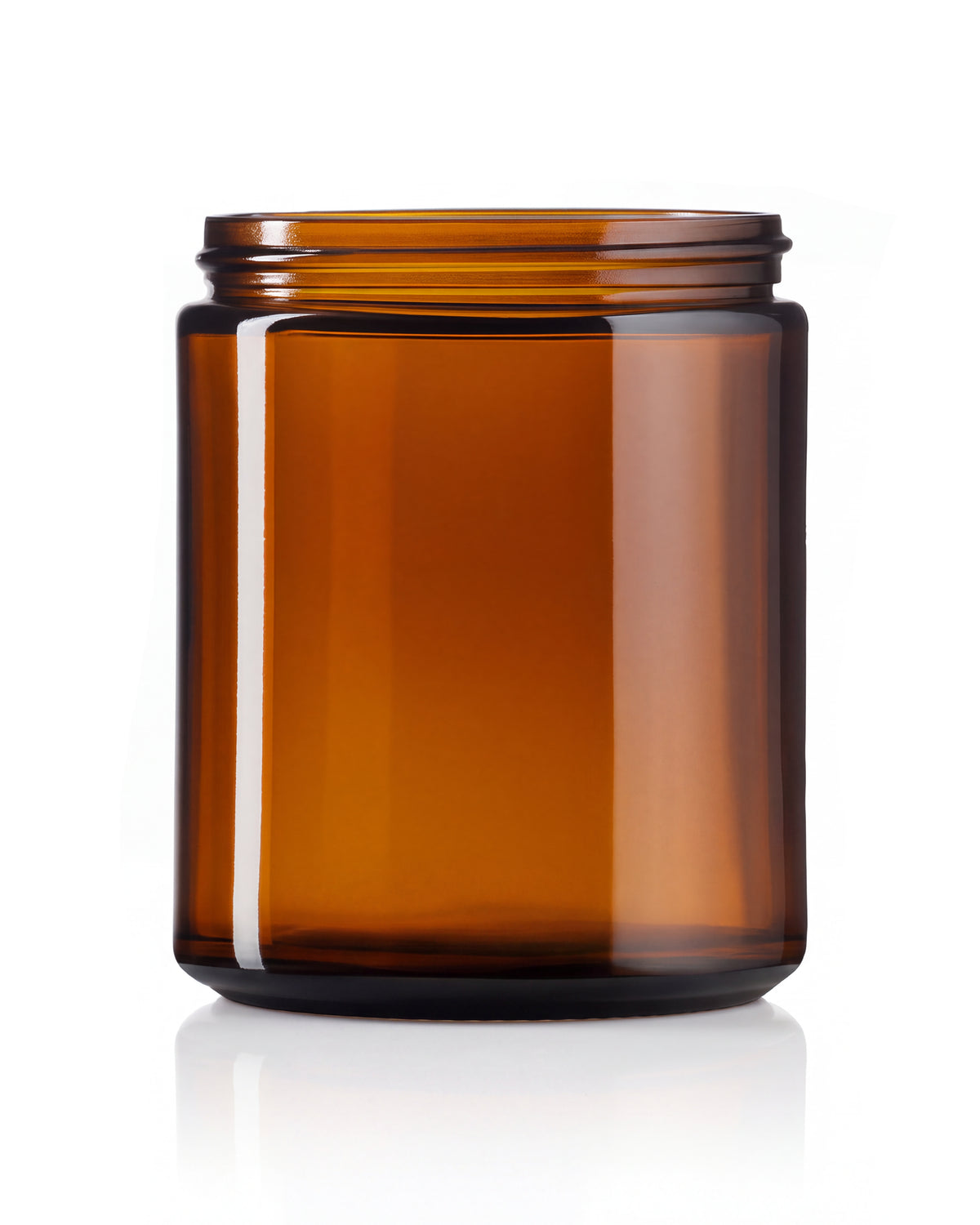 Słoik szklany pojemnik do świec 250 ml brązowy 70/R3