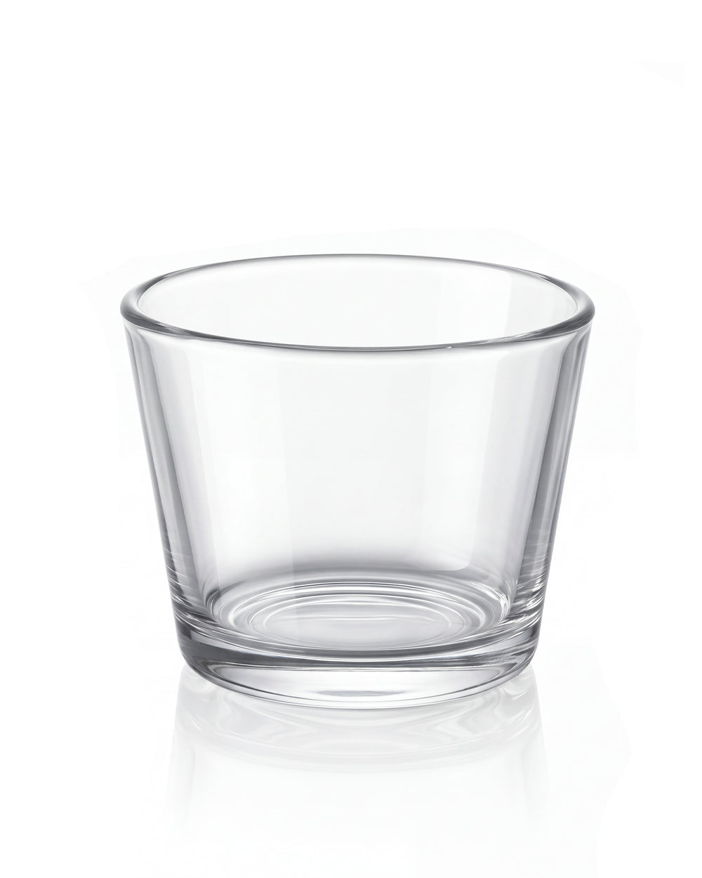 Pojemnik szklany do świec stożek 130 ml