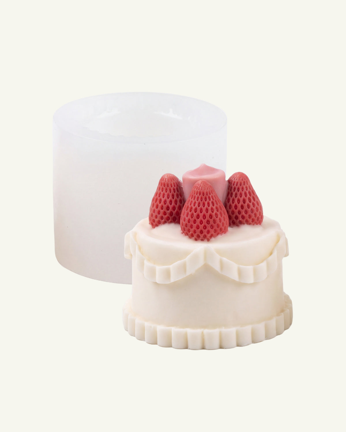 Forma silikonowa - Strawberry cake