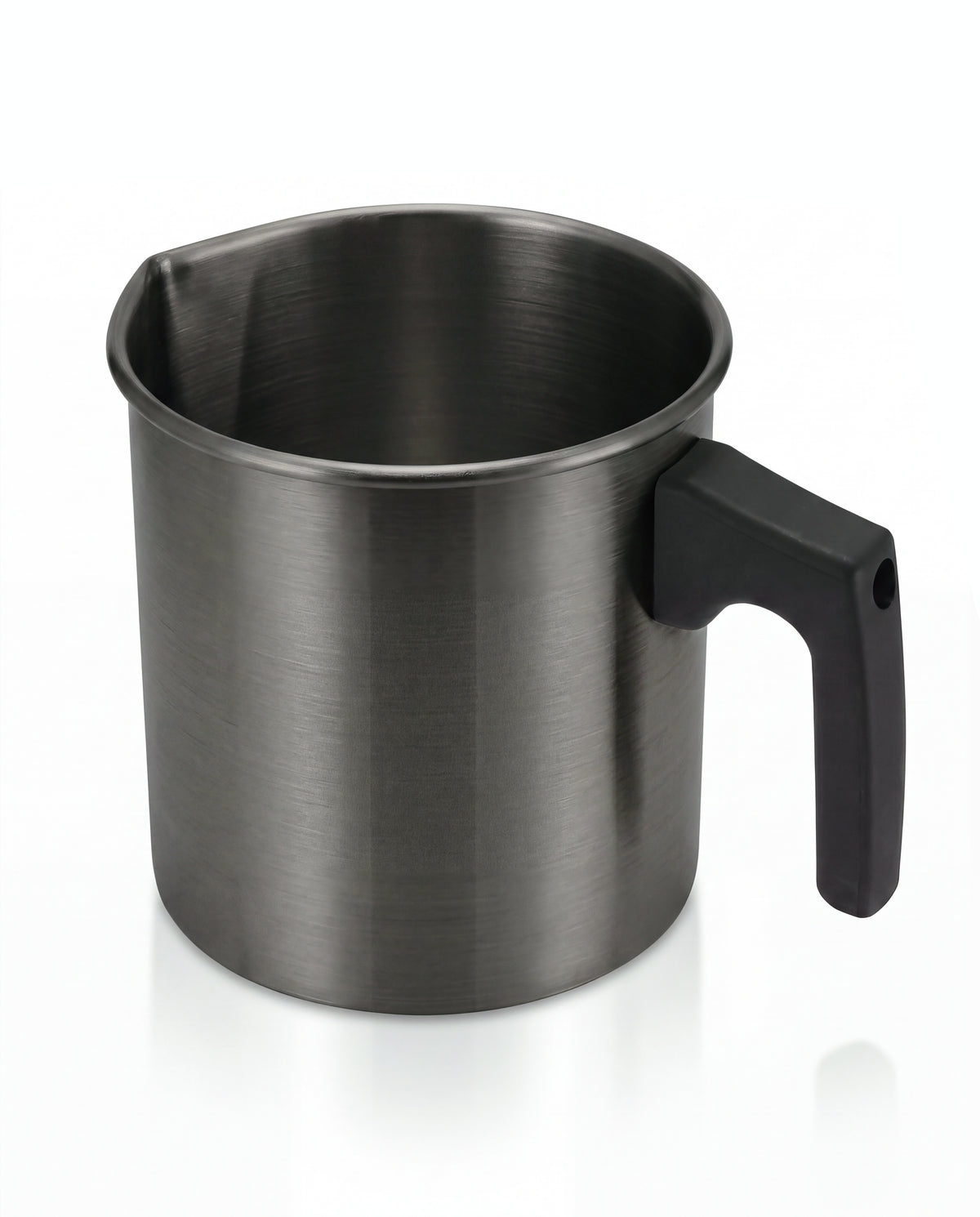 Wax melting pot with handle, 1.8 L, black