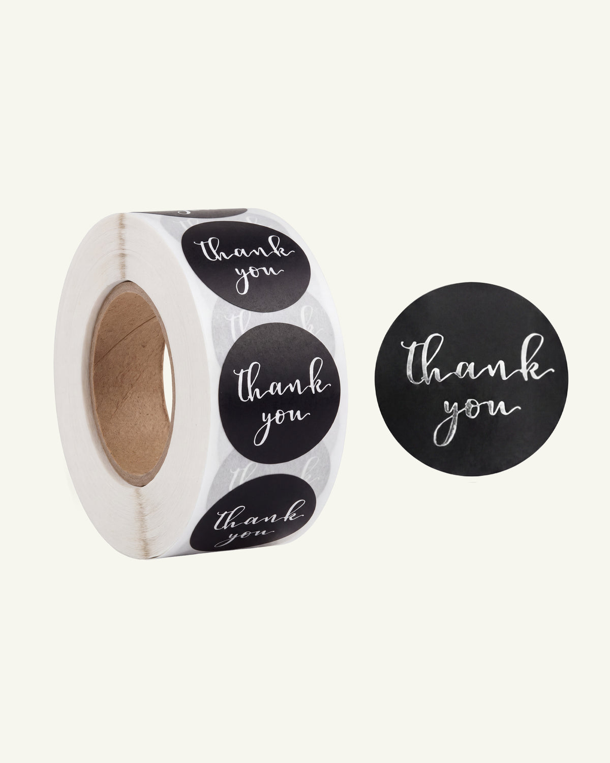Naklejki okrągłe ozdobne - Thank You