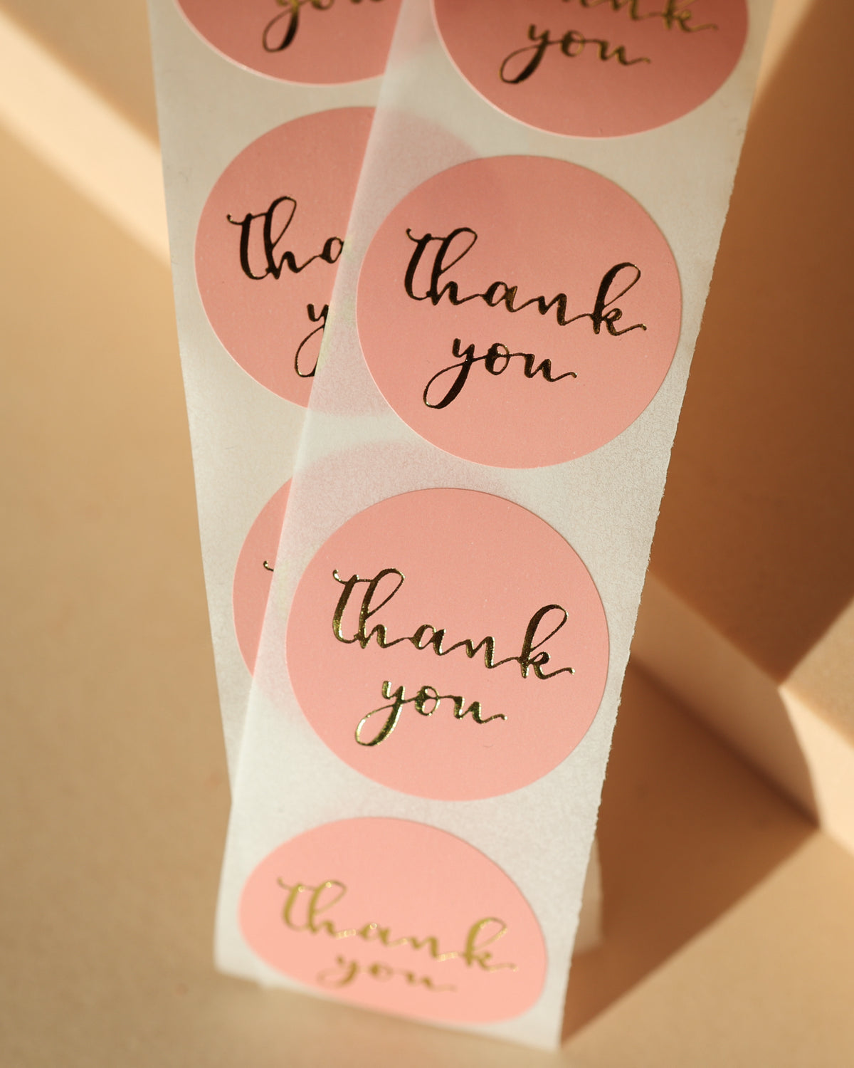 Naklejki okrągłe ozdobne - Thank You