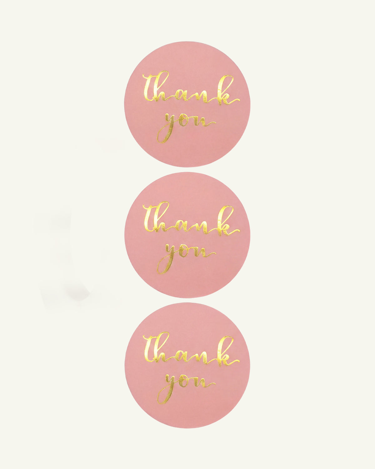 Naklejki okrągłe ozdobne - Thank You