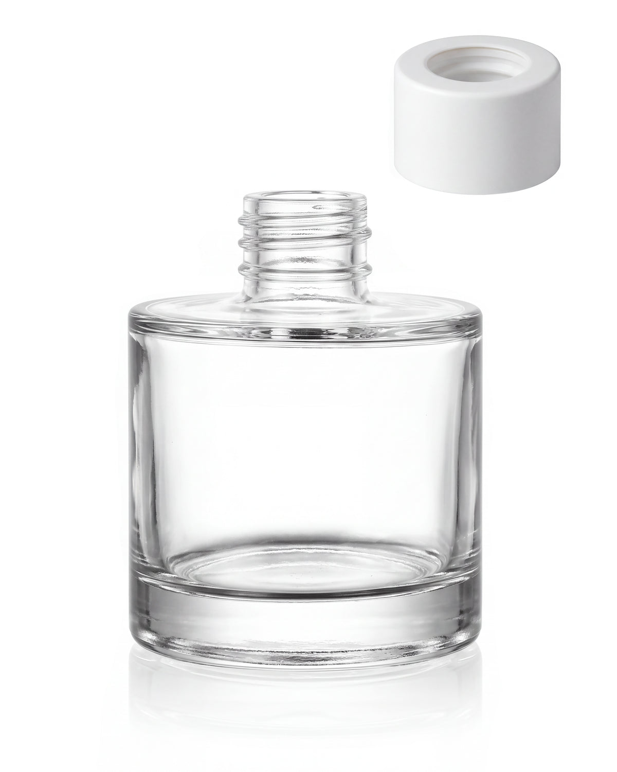 Butelka szklana pojemnik do dyfuzorów 100 ml - Okrągły
