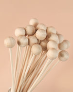 Patyczki do dyfuzorów rattan/drewno Wood Bead Stick
