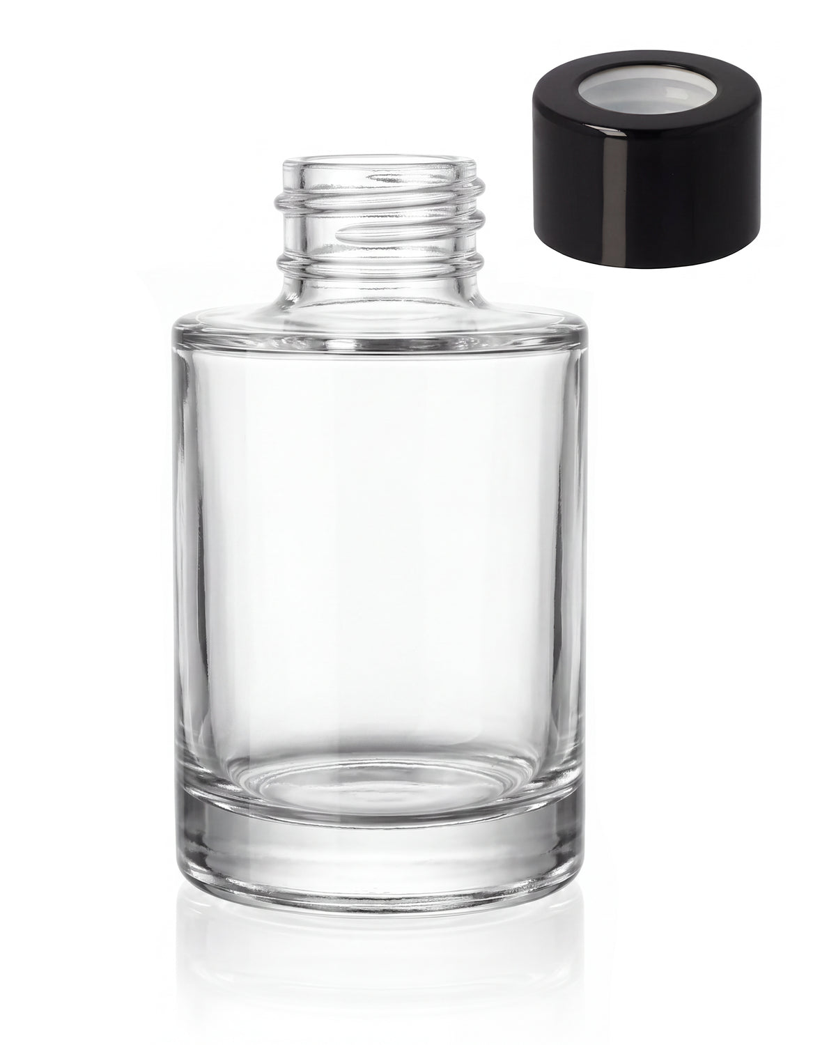 Butelka szklana pojemnik do dyfuzorów 100 ml - Kwadrat