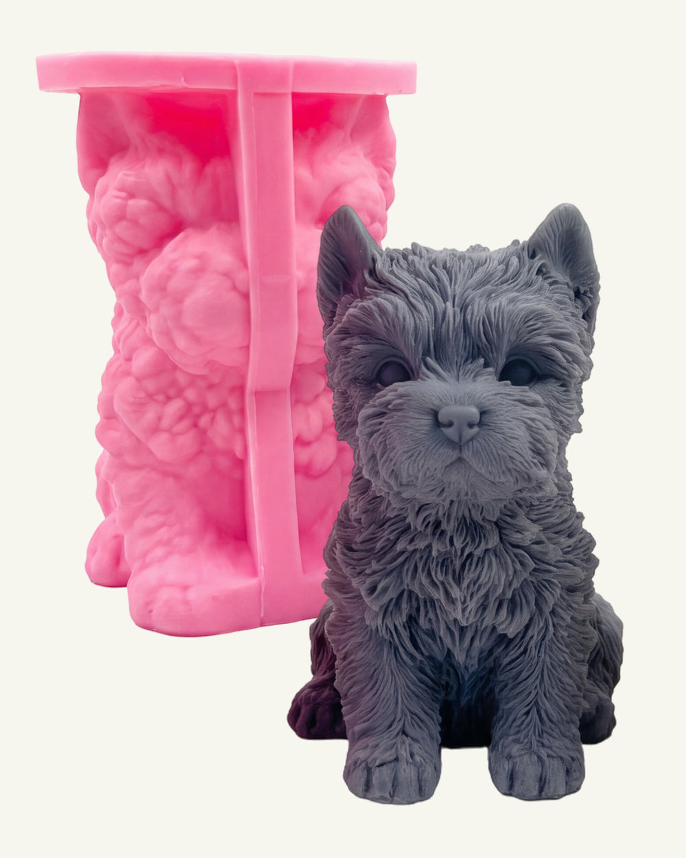 Forma silikonowa do świec Premium - Yorkshire Terrier